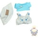 thumbnail image 1 of Ropa para muñecas de 17 cm, accesorios exquisitos, ropa para muñecas de 17 cm, accesorios de moda, tela suave, almacenamiento portátil, diseño plegable, para exhibir en el dormitorio,, 1 of 3