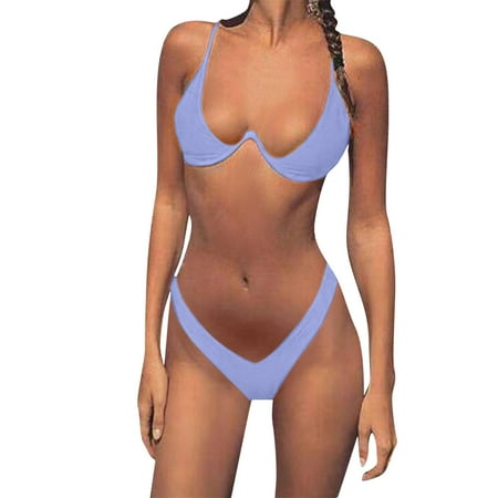 

fvwitlyh Bikini Sets for Women Sports Bra Swim Top Womens Swimwear Cover Ups Open Front Beach Bikini Swimsuit Kimono American Swimsuit Women Bikinis