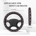 thumbnail image 5 of Fotbe Flower Steering Wheel Cover Universal 15 in Car Accessories for Men Women,Steering Wheel Protector Comfortable Protective Case for SUV Sedan Decor, 5 of 8