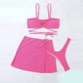 thumbnail image 5 of Cethrio Bikini Swimsuits for Women, Quick Dry 3 Piece Swimsuits Bathing Suits Hot Pink Size XL, 5 of 5