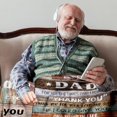 thumbnail image 2 of Birthday Gifts for Dad Blanket 50" x 60", Fathers Day Dad Gifts for Birthday, Dad Gifts from Daughter Son, Gift for Dad Birthday, Birthday Gifts for Dad from Son Daughter, 2 of 6