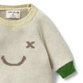 thumbnail image 3 of Wilson+Frenchy Knitted Sweater - Almond (0-3 Months), 3 of 4