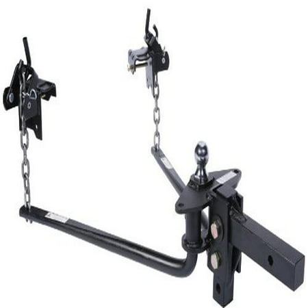 Husky 31422 Round Bar Weight Distribution Hitch with Bolt-Together Ball ...