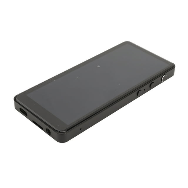 Reproductor MP4 portátil de 5.0 pulgadas con pantalla táctil HD, Bluetooth, WiFi, reproductor de música para deportes, correr, color negro