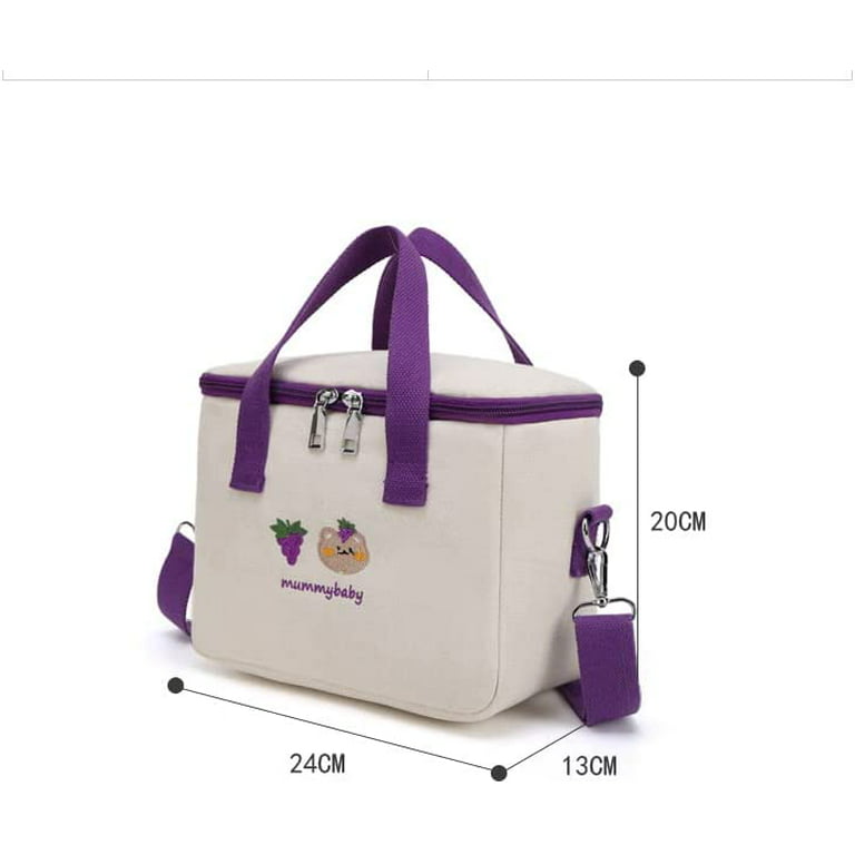 Dengjunhu Kawaii Lunch Bag for Girls Lunch Box Insulated Cute