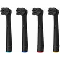 thumbnail image 2 of shiyou-16pcs Bamboo Charcoal Brush Heads, Replacement Heads for Rotation Type Electric Toothbrush Heads, for Pro Health/Triumph/Advance Power/3D Excel, Black Family Pack, 2 of 4