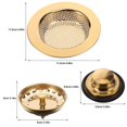 thumbnail image 2 of 1 Set of Kitchen Sink Stopper Sink Filter Sink Strainer Sink Drain Basket Kitchen Sink Strainer, 2 of 3