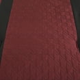 thumbnail image 4 of 9-Piece Burgundy Black Comforter Set, Soft Geometric Striped Quilted Lightweight Bed in a Bag with Comforter & Sheet Set for All Seasons, Queen Size, 4 of 7