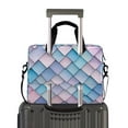 thumbnail image 2 of FORMRS 16" Laptop Sleeve Bag Carrying Case with Handle Travel Shoulder Briefcase, Purple Art Pattern, 2 of 8