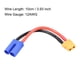 thumbnail image 2 of Adaptador de conector macho XT60 a hembra EC5 con cable de 12 AWG de 10 cm, 2 of 2