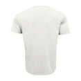 thumbnail image 3 of Ndbuld Men's T-Shirts Men Henley Shirts Casual Stylish Basic Short Sleeve Fashion T-Shirt Men's Solid Color Beach Gym Pocket Short Sleeve Round-Neck Blouses Shirts Evergreen White XL, 3 of 4