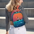 thumbnail image 7 of Balery Lighthouse and Whale Vintage Canvas Backpack for Men and Women - Large Capacity, Durable Travel Laptop Bag for School, Work, Hiking, and Outdoor Activities, 7 of 7