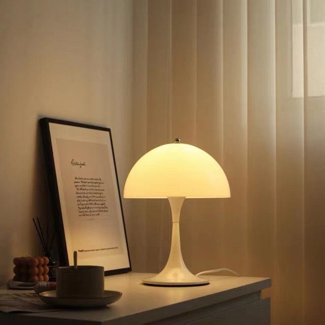 Lámpara de escritorio LED Lámpara de mesa de control táctil regulable Accesorios para el hogar (A)