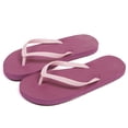 thumbnail image 4 of SBYOJLPB Women's Sandals Fashionable Casual Indoor and Outdoor Versatile Solid Color Round Toe Open Toe Flat Soft Sole Sandals, 4 of 8