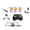 B, variant on RC Paper Airplane Kit with Gyro Stabilizer & Dual Propellers, DIY Electric Remote Control Plane for Age 8+, 2.4GHz Micro Fixed Wing Drone Glider Toy, STEM Building Kit with Battery Included