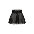 thumbnail image 2 of ZAXARRA Femmes Mesh Transparent Mini Jupes Taille Haute Voir à Travers les Couvertures de Plage, 2 of 8
