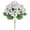 Light Violet, variant on 1Pc Dark Purple Cemetery Vase Flowers, 12.2" UV Resistant Faux Flower Bouquet, All-Weather Shrub for Grave Memorial