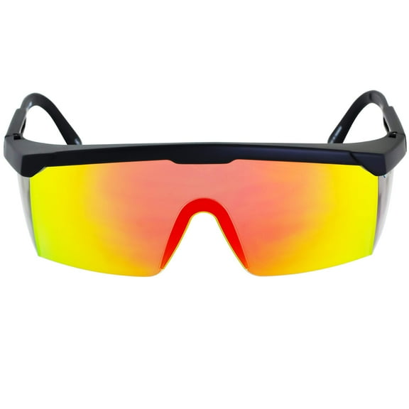 Performance Wrap Around Sport Style Retro Mirrored Unisex Sunglasses