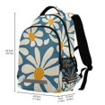 thumbnail image 2 of FORMRS Unisex Backpack Elementary School Travel Bookbag with Reflective Stripes, Whimsy Daisy Pattern, 2 of 7