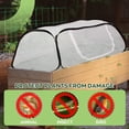 thumbnail image 6 of Pop-Up Raised Garden Bed Cover, 45"x22"x18", Plant Net with Zipper Door for Vegetables, Bird, Pest and Squirrel Protection, 6 of 7