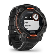 Garmin Instinct 3 Solar 45 mm, Rugged Outdoor GPS Smartwatch, Metal-Reinforced Bezel, Built-in Flashlight, Up to 28 Days of Battery Life, Black with Black Band with Wearable4U Bundle