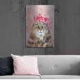 thumbnail image 6 of Luxe Metal Art 'Flower Crown Tabby Cat 5' by Furbaby Affiliates, Metal Wall Art, 24"x36", 6 of 9