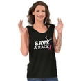 thumbnail image 3 of Save A Rack Antler Breast Cancer Pink Tank Top Tee Shirt Women Brisco Brands L, 3 of 6