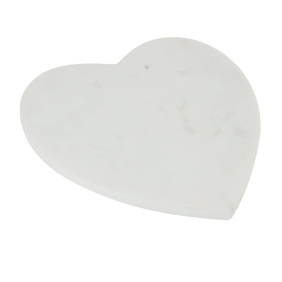 Way to Celebrate Heart-shaped Marble Serving Board