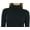 Black Cotton, variant on Women's Soft Cotton Long Sleeve Turtleneck Sweatshirt - New Camel - 2X