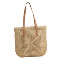 thumbnail image 2 of Bolsa de hombro para mujeres bolsas de viaje Bolsa de playa Bohemio con estilo bohemio para vacaciones de trabajo Beige, 2 of 8