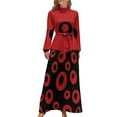 thumbnail image 2 of ROJO COMO UN DODO Vestido largo Vestido de mujer Vestidos de verano de mujer Vestidos de verano, 2 of 5