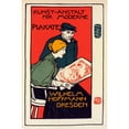 thumbnail image 2 of Otto Fischer 11x14 Gold Ornate Wood Frame and Double Matted Museum Art Print Titled - Artistic Establishment of Modern Posters (1898), 2 of 4
