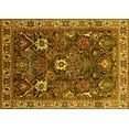 thumbnail image 1 of Ahgly Company Indoor Rectangle Oriental Yellow Traditional Area Rugs, 5' x 7', 1 of 4