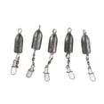 thumbnail image 1 of 5pcs Bullet Shape Fishing Weights Fishing Accessories (10g), 1 of 3