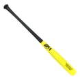 thumbnail image 1 of Beisbolmania Bat Beisbol BM243 Elite Bamboo Adulto 33" Negro con Amarillo Mate, 1 of 1