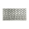 thumbnail image 1 of FASÄDE Easy Installation Shallot Crosshatch Silver Wall Panel (4' x 8' Panel), 1 of 1