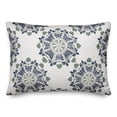 thumbnail image 2 of Creative Products Blue Medallions on White 14x20 Indoor / Outdoor Pillow, 2 of 3