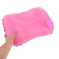 thumbnail image 3 of TEHAUX Almohada Inflable Para Camping Y Viajes Color Rosa Con Material Tpu Y Soporte Para El, 3 of 7