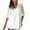 White-02, variant on Mittory Women's Short Sleeve Cutout Embroidery Lace Top Button up V Neck T Shirt Going Out Shirts