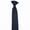 Navy Blue, variant on Stylish Solid Color Clip On Neck Tie with Quick Fastening for Men and Women