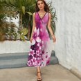thumbnail image 5 of Ink Wash Flower Vestido Sin Mangas Vestidos Para Mujer, Vestido Suelto De Verano 2025, 5 of 5
