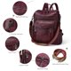thumbnail image 5 of Mochila Shrie Fashion de piel para mujer, color negro, 5 of 6
