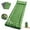 Green, variant on WARMTUYO Electric Self Inflating Sleeping Pad and Foot Pump, 78.74x26.77x4.72in Thickened Camping Mattress with Pillow, for Outdoor Hiking Traveling Cot Mats, Waterproof - Army Green