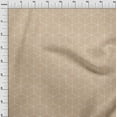 thumbnail image 4 of oneOone Georgette Viscose Light Beige Fabric Geometric Diy Clothing Quilting Fabric Print Fabric By Yard 42 Inch Wide, 4 of 4