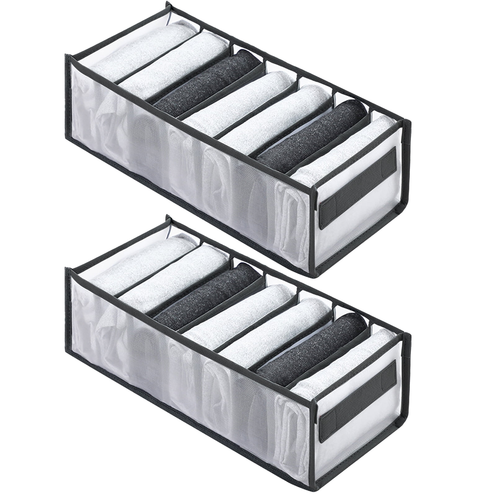 2 Pcs Upgraded Large Capacity Closet Organizers and Storage Drawer