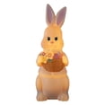 thumbnail image 4 of Lighted Easter Bunny, 12" Rabbits with Lights, Light Up Easter Basket Rabbits Easter Gift, Party Favor Figurine for Spring Tabletop Holiday Room, 4 of 6