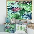 thumbnail image 2 of VIntage Tropical Flowers VI 32 in x 16 in Framed Painting Canvas Art Print, by Designart, 2 of 5