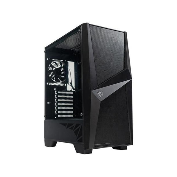 MSI MAG Forge 100R Mid Tower Gaming Computer Case \'Black, 2X 120