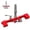 Red, variant on Orangide Double Sink Faucet Handle Lock, Kitchen Bathroom Plug with Central Pipe Fixed for Water Conservation and Leak Prevention