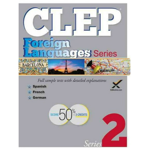 CLEP Foreign Language Series 2017 (Paperback)